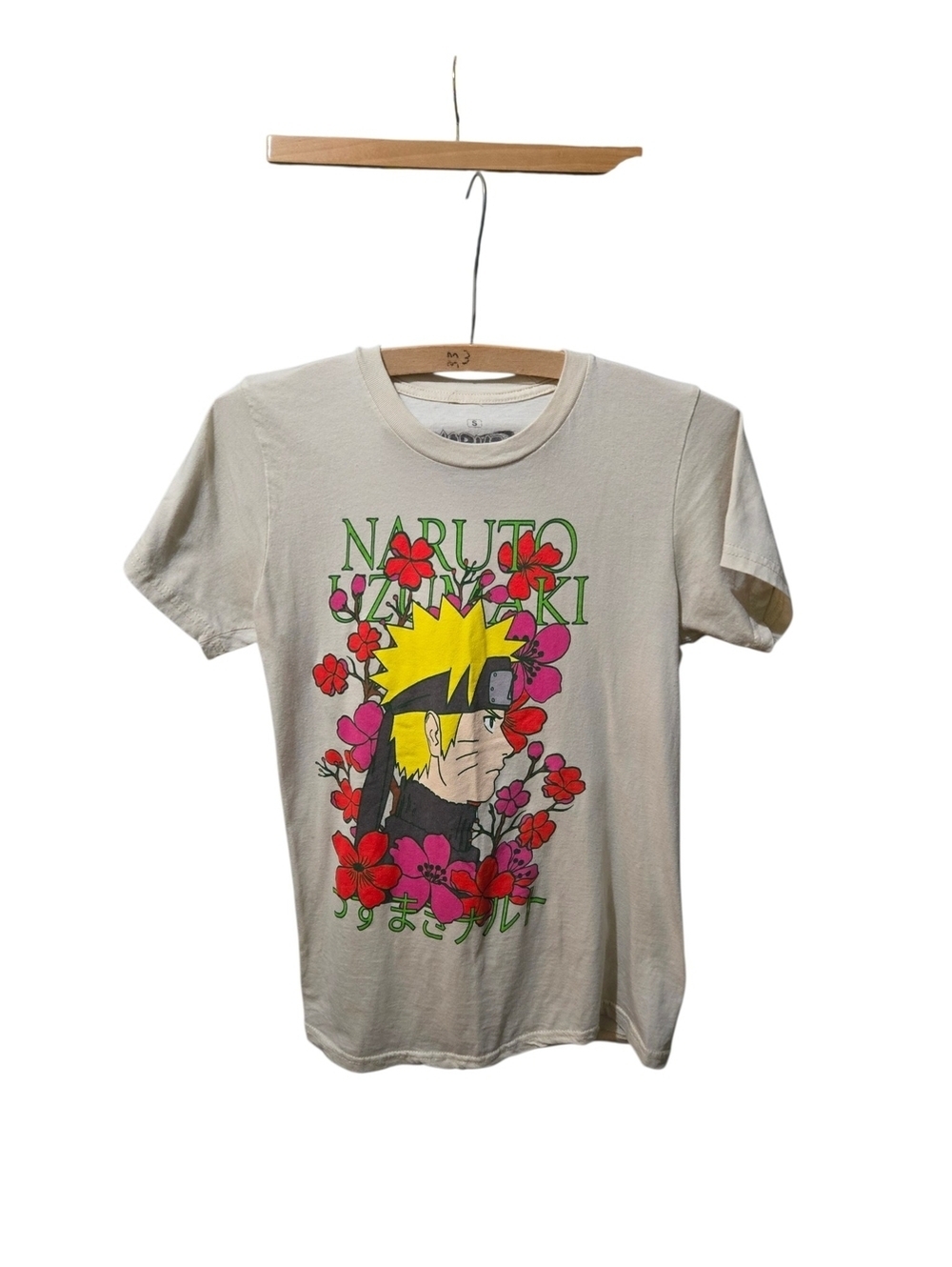 2007 Naruto Shippuden Uzumaki Cherry Blossom Graphic Tee